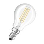 Osram Classic LED E14 Kugel Fadenlampe Klar 5.5W 806lm - 827 Extra Warmweiß | Dimmbar - Ersatz Für 60W