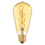 Ledvance Vintage 1906 LED E27 Birne Gold 4W 300lm - 820 Extra Warmweiß | Ersatz für 25W