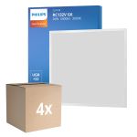 Mehrfachpackung 4x Philips LED Panel CoreLine RC132V 26W 3400lm - 830 Warmweiß | 60x60cm - UGR <22