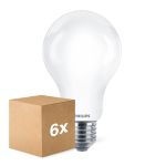 Mehrfachpackung 6x Philips Corepro LED Glühbirne E27 Birne Matt 13W 2000lm - 865 Tageslichtweiß | Ersatz Für 120W