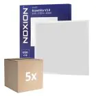 Mehrfachpackung 5x Noxion LED Panel Ecowhite V3.0 36W 3700lm - 840 Kaltweiß | 60x60cm - UGR 